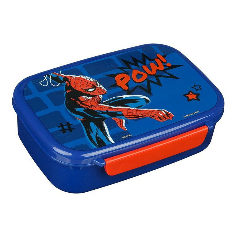 Laad de afbeelding in de Gallery-viewer, Spiderman Lunchbox Blauw/Rood
