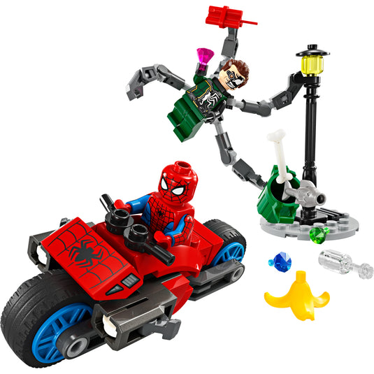 Lego Super Heroes 76275 Motorachtervolging Spiderman Vs Doc Ock