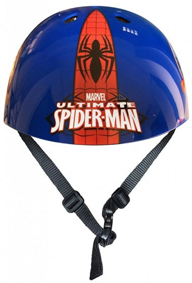 Marvel Spider-Man Skatehelm Blauw/Rood Maat 54/60 Cm