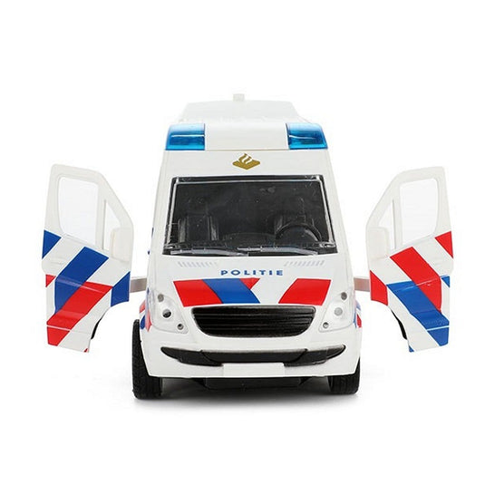 Toi-Toys Cars & Trucks Politiebus + Licht En Geluid