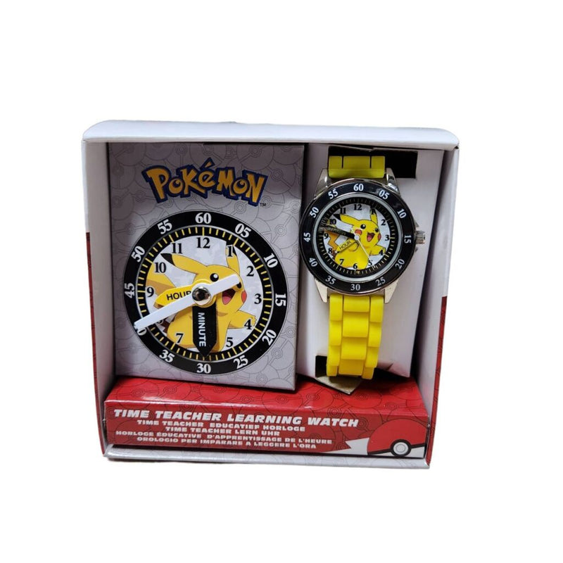 Laad de afbeelding in de Gallery-viewer, Pokemon Time Teacher Horloge Geel/Zwart
