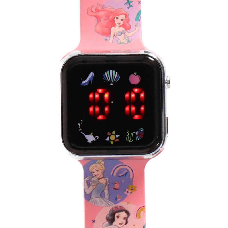 Laad de afbeelding in de Gallery-viewer, Disney Princess Led Horloge Roze

