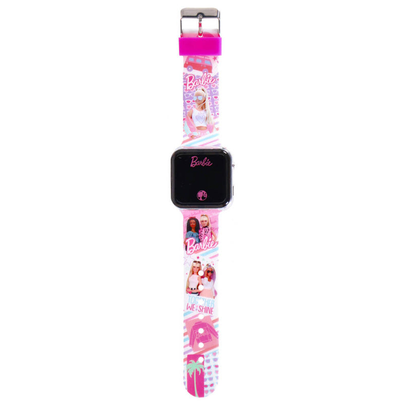 Laad de afbeelding in de Gallery-viewer, Barbie Led Horloge Roze

