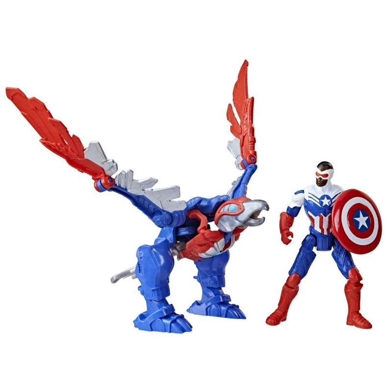 Laad de afbeelding in de Gallery-viewer, Marvel Mech Strike Captain America 10 Cm
