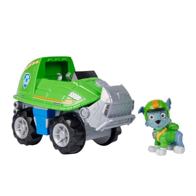 Laad de afbeelding in de Gallery-viewer, Paw Patrol Jungle Pups Deluxe Vehicle Rocky
