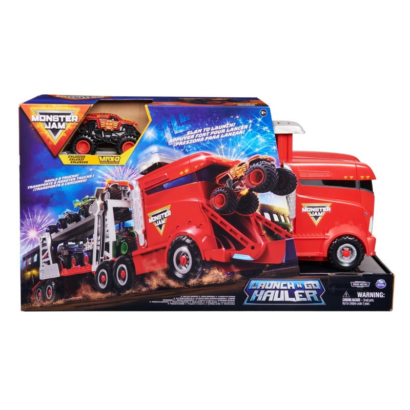 Laad de afbeelding in de Gallery-viewer, Monster Jam Transportwagen + Monstertruck
