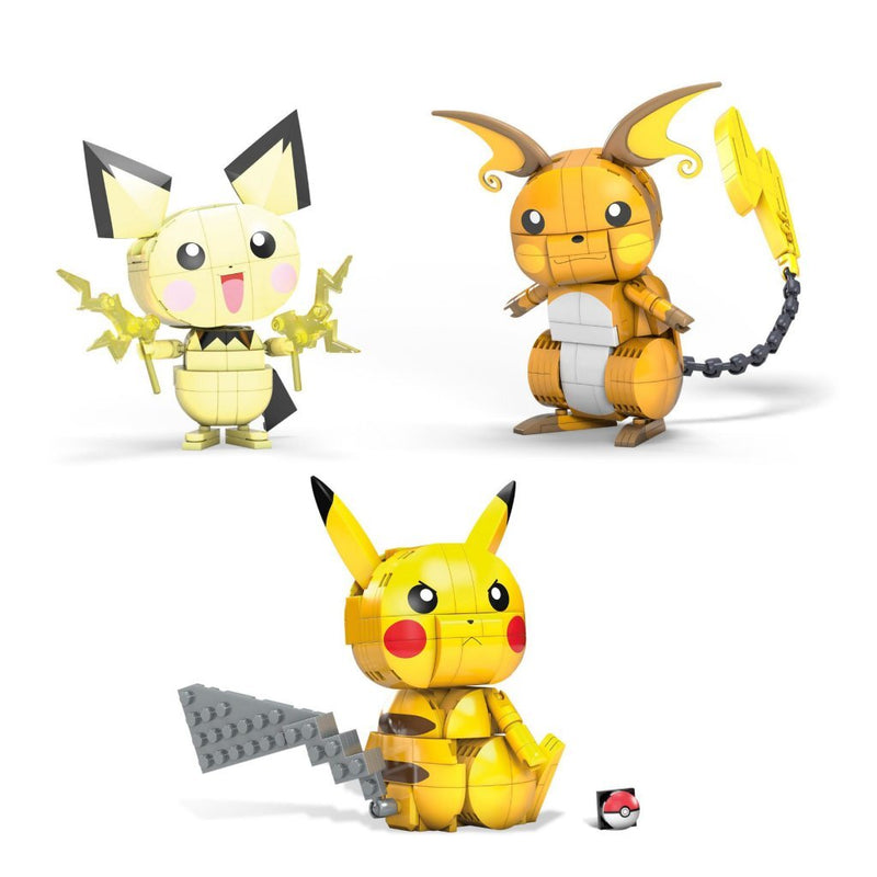 Laad de afbeelding in de Gallery-viewer, Pokemon Mega Construx Pikachu Evolution
