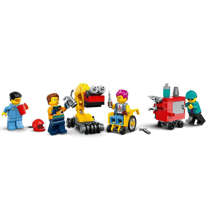 Laad de afbeelding in de Gallery-viewer, Lego City 60389 Garage Voor Aanpasbare Autos
