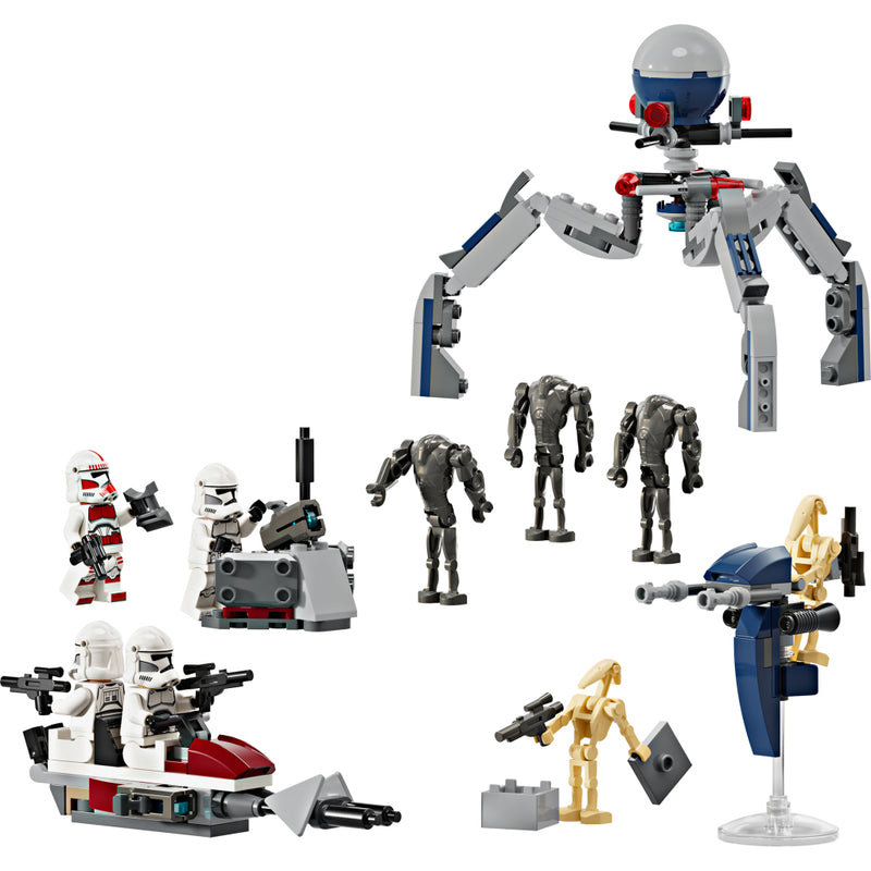Laad de afbeelding in de Gallery-viewer, Lego Star Wars 75372 Clone Trooper Battle Droid

