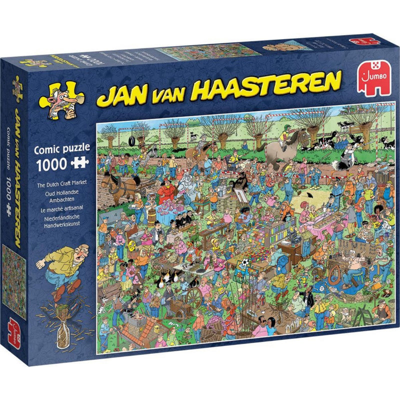 Laad de afbeelding in de Gallery-viewer, Jumbo Puzzel Jan Van Haasteren Oud Hollandse Ambachten 1000 Stukjes
