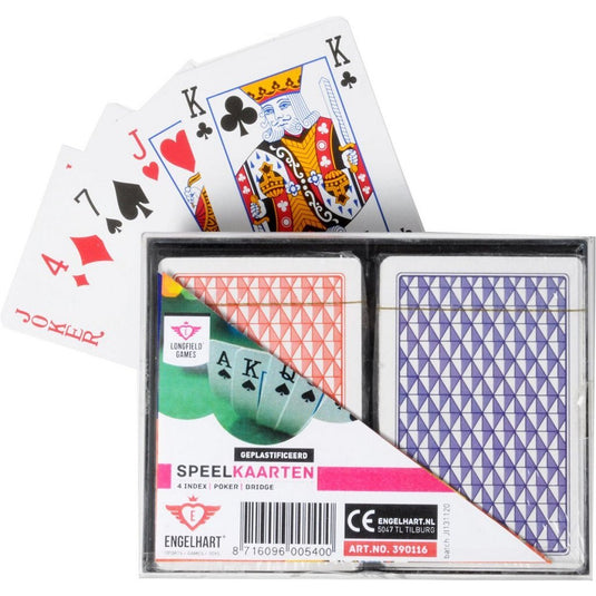 Longfield Speelkaarten In Doos 2 Sets