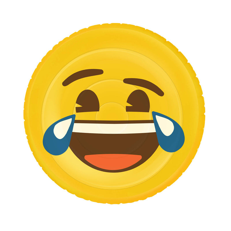 Laad de afbeelding in de Gallery-viewer, Basic Opblaasbaar Figuur Emoji Face Lol 140Cm
