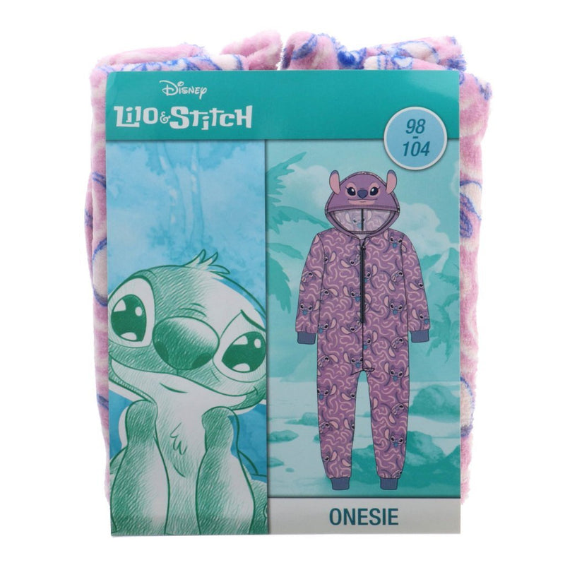 Laad de afbeelding in de Gallery-viewer, Disney Lilo And Stitch Onesie Maat 98-104 Roze
