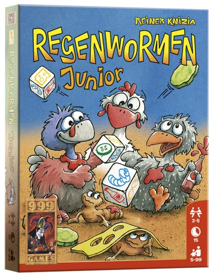 Laad de afbeelding in de Gallery-viewer, 999 Games Dobbelspel Regenwormen: Junior
