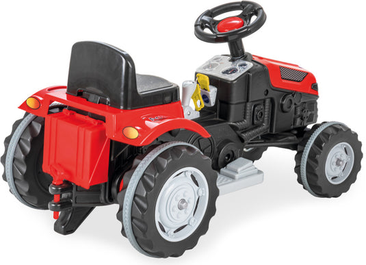 Amigo Pilsan Active Accuvoertuig Tractor 6V  rood/zwart