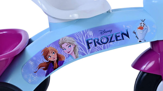 Disney Frozen Driewieler Met Mandje Meisjes Blauw