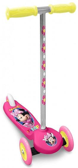 Laad de afbeelding in de Gallery-viewer, Disney Minnie Mouse 3-Wiel Kinderstep Voetrem Meisjes Roze/Zilver
