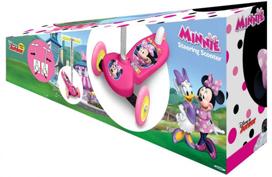Disney Minnie Mouse 3-Wiel Kinderstep Voetrem Meisjes Roze/Zilver