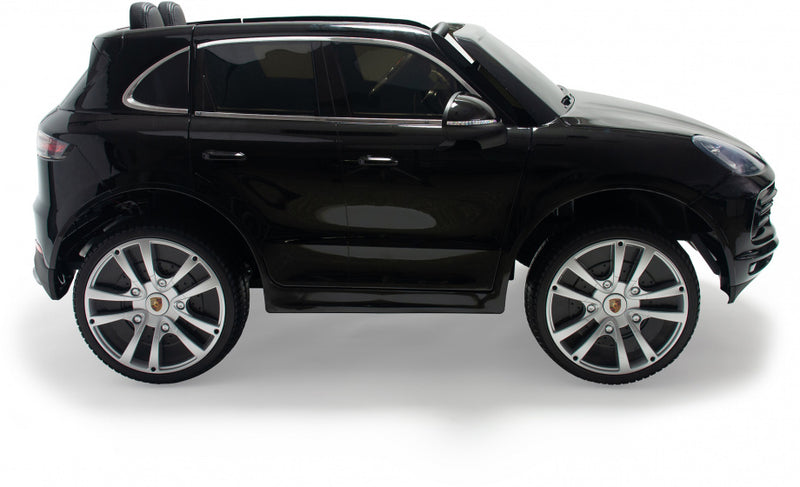 Laad de afbeelding in de Gallery-viewer, Injusa Elektrische Kinderauto Porsche Cayenne S 12V Zwart
