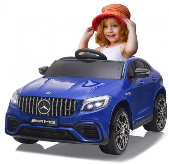 Laad de afbeelding in de Gallery-viewer, Jamara Accuvoertuig Mercedes-Amg Glc 63 S Junior 115 Cm  blauw
