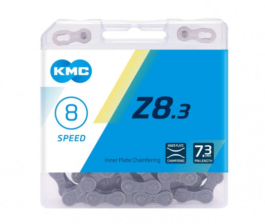 Kmc Ketting Z8.3 1/2-3/32 Inch 114 Schakels 6/7/8S Zilver