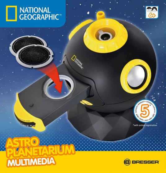 National Geographic Astro-Planetarium Junior 16 Cm Zwart/Geel
