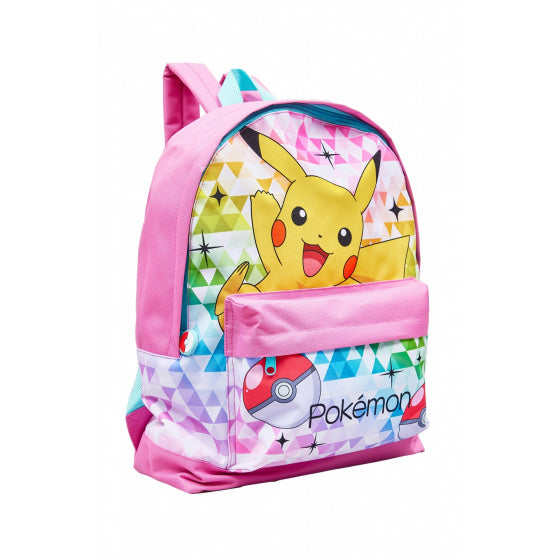 Laad de afbeelding in de Gallery-viewer, Pokémon Kleuterrugzak Pikachu Meisjes 39 X 28 Cm 16L Roze
