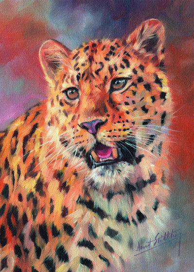 Laad de afbeelding in de Gallery-viewer, Rebo Productions Legpuzzel Leopard 1000 Stukjes
