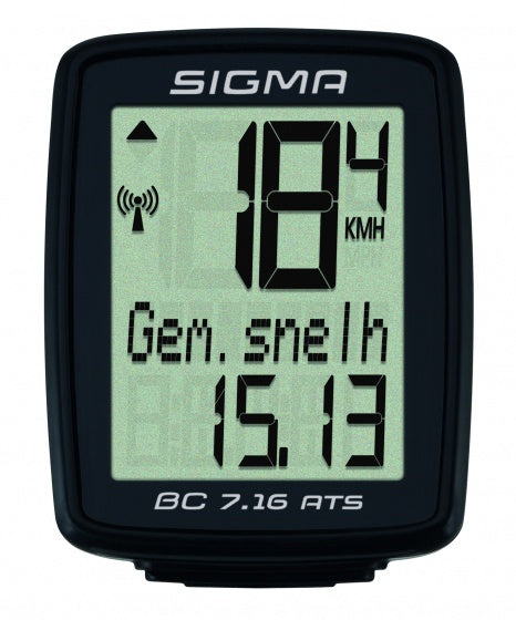 Sigma Fietscomputer Bc 7.16 Ats Zwart