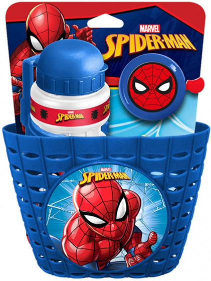 Stamp Fietsaccessoireset Marvel Spider-Man Junior Blauw 3-Delig