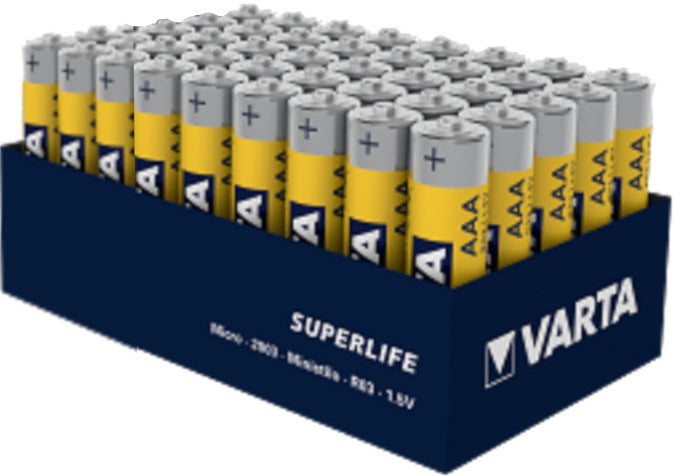 Varta Batterijen Aaa Superlife R03 1,5V Zink-Carbon 48 Stuks