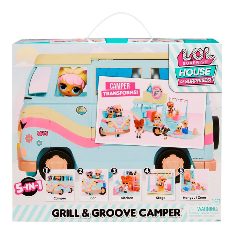 Laad de afbeelding in de Gallery-viewer, L.o.l. Surprise Grill And Groove Camper
