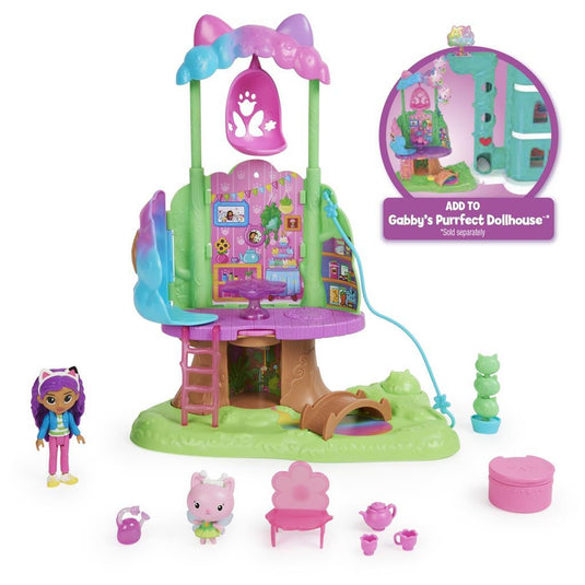 Spin Master Gabbys Dollhouse Kittys Fairys Garden Treehouse