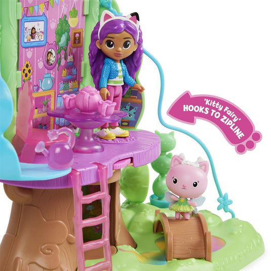 Spin Master Gabbys Dollhouse Kittys Fairys Garden Treehouse