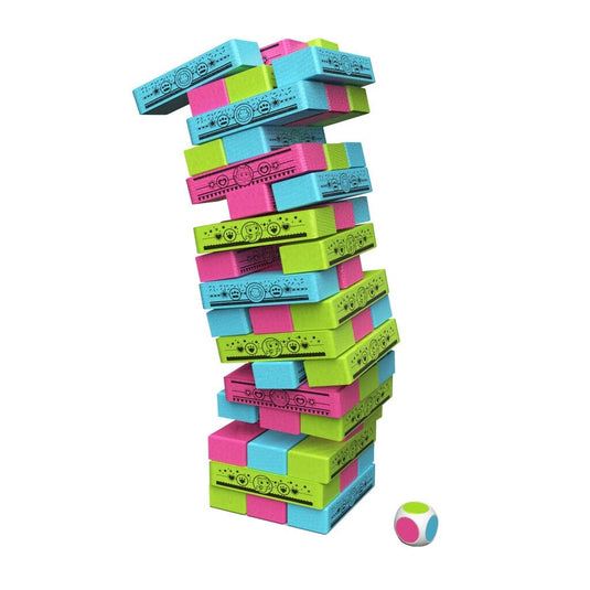 Spin Master Gabby's Dollhouse Jumbling Tower Blokkentoren Spel Met 48 Houten Blokjes