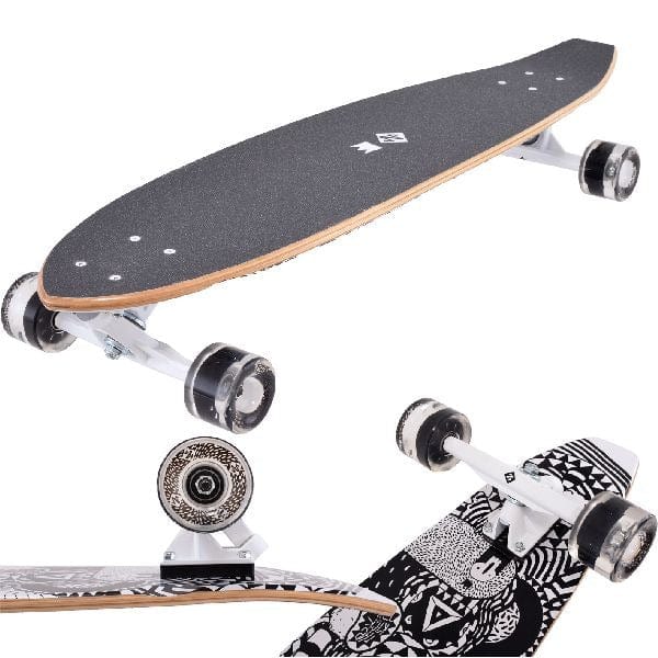Laad de afbeelding in de Gallery-viewer, Street Surfing Kicktail Rumble Skateboard
