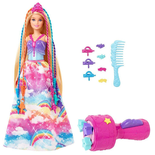 Barbie Dreamtopia Haarverzorgingspop + Accessoires