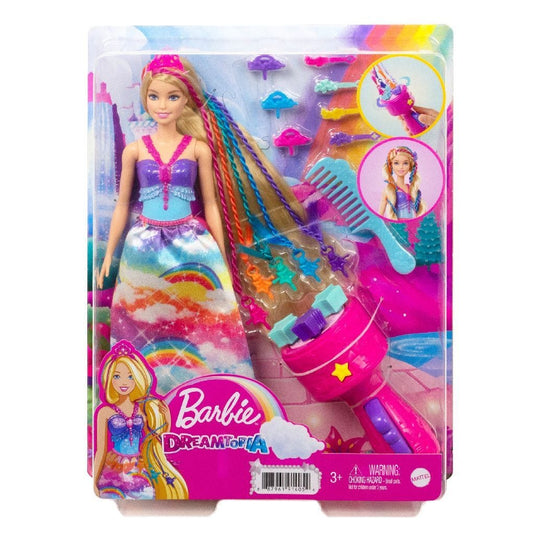 Barbie Dreamtopia Haarverzorgingspop + Accessoires