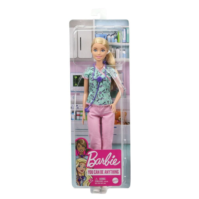 Laad de afbeelding in de Gallery-viewer, Barbie Verpleegsterpop
