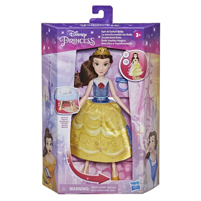 Laad de afbeelding in de Gallery-viewer, Disney Princess Spin And Switch Belle + Licht En Geluid
