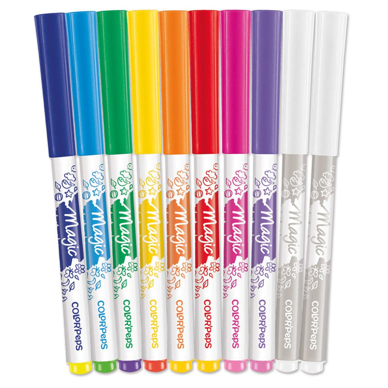 Laad de afbeelding in de Gallery-viewer, Maped Color&#039;Peps Magic Viltstiften 8 Kleuren + 2 Magic Stiften
