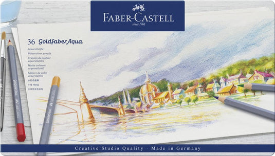 Faber Castell Fc-114636 Aquarelkleurpotlood Faber-Castell Goldfaber Etui 36 Stuks