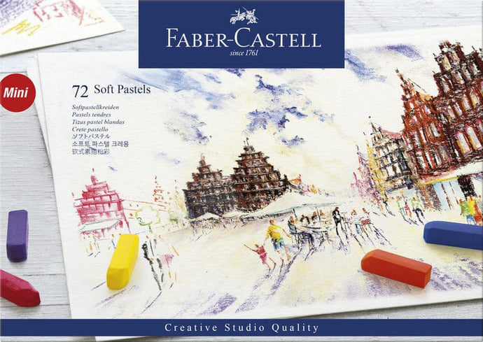 Faber Castell Fc-128272 Pastelkrijt Halve Lengte Etui Ã 72 Stuks