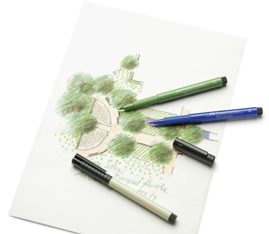 Faber Castell Fc-167699 Tekenstift Pitt Artist Pen Big Brush 199 Zwart