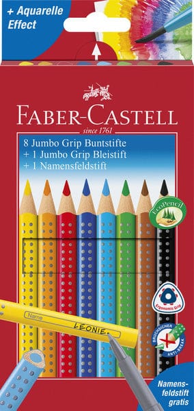 Faber Castell Fc-280921 Kleurpotlood Faber-Castell Jumbo Grip Promotieset 8 + 1 + 1