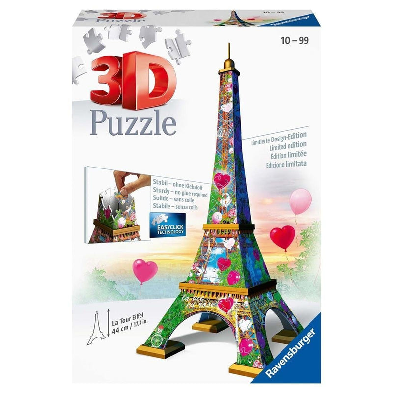 Laad de afbeelding in de Gallery-viewer, Ravensburger 3D Limited Edition Puzzel De Eiffeltoren 216 Stukjes
