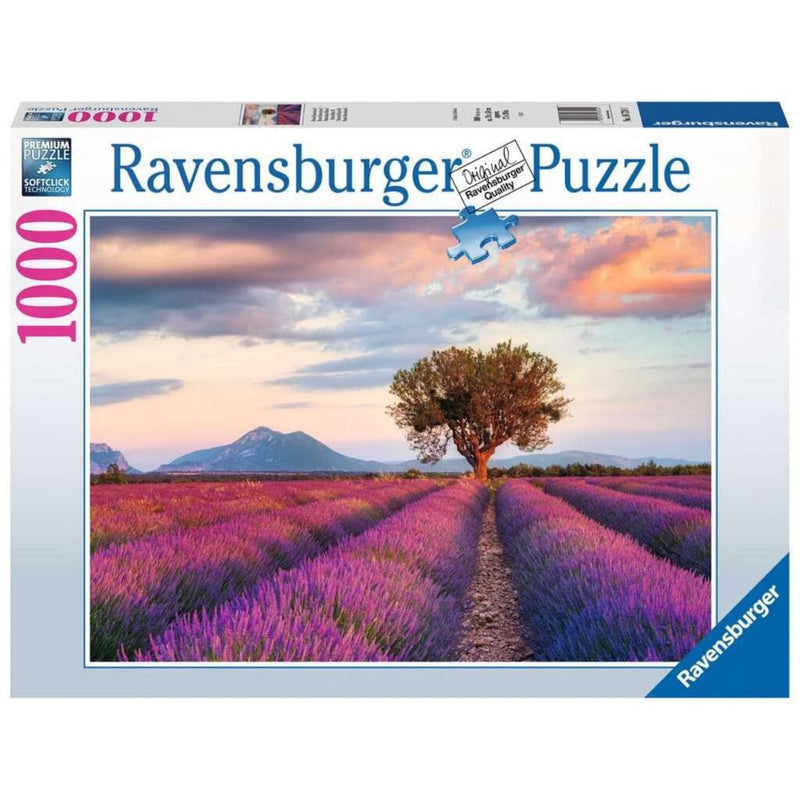 Laad de afbeelding in de Gallery-viewer, Ravensburger Puzzel Lavendelvelden 1000 Stukjes
