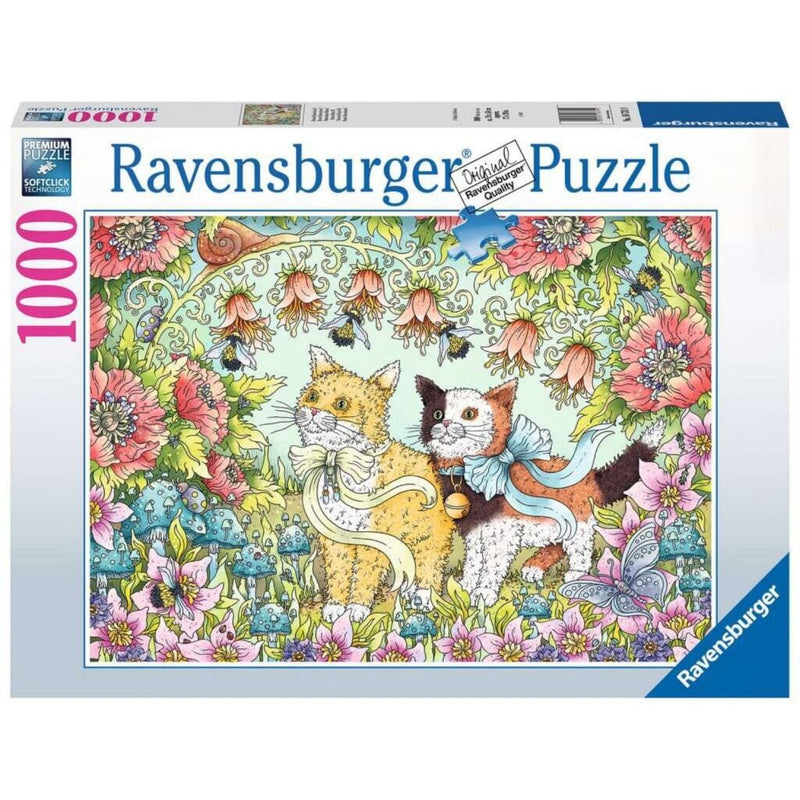 Laad de afbeelding in de Gallery-viewer, Ravensburger Puzzel Kattenvriendschap 1000 Stukjes

