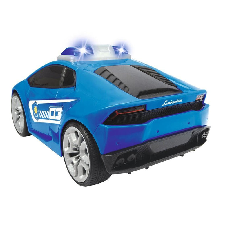 Laad de afbeelding in de Gallery-viewer, Dickie Toys Dickie Abc Infrarood Lamborghini Auto Pauly Police 27Cm + Batterij
