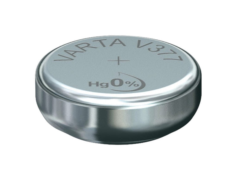 Laad de afbeelding in de Gallery-viewer, Varta V377 Knoopcel Batterij Zilver
